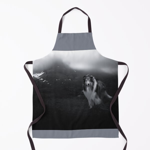 Item preview, Solitary Watch: The Collie in the Misty Mountains designed and sold by MrGreenDragon.