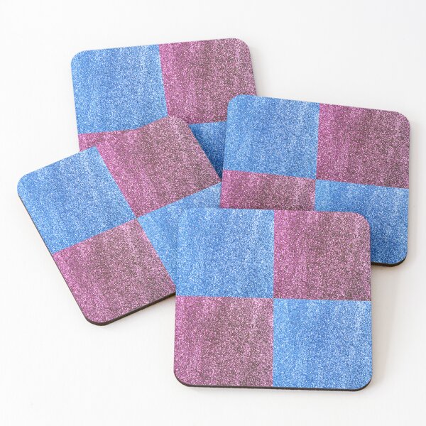 Item preview, Pink Blue Glitter Plaid  designed and sold by Victoria Rose.