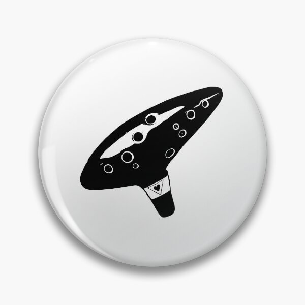 Item preview, Ocarina Black in Love Music Vessel Flute Wind Musical Instrument designed and sold by FociCreate.