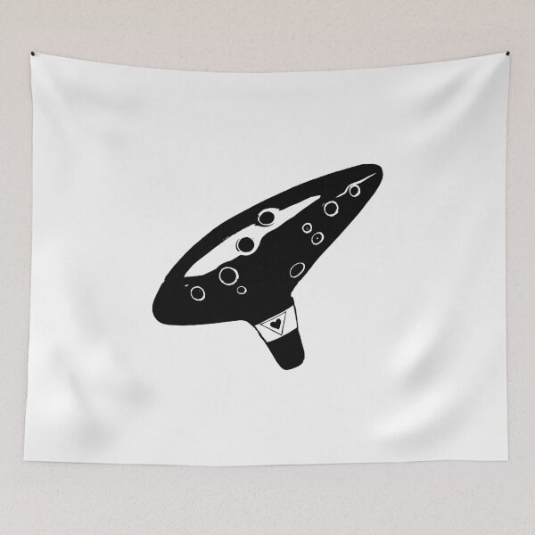 Item preview, Ocarina Black in Love Music Vessel Flute Wind Musical Instrument designed and sold by FociCreate.
