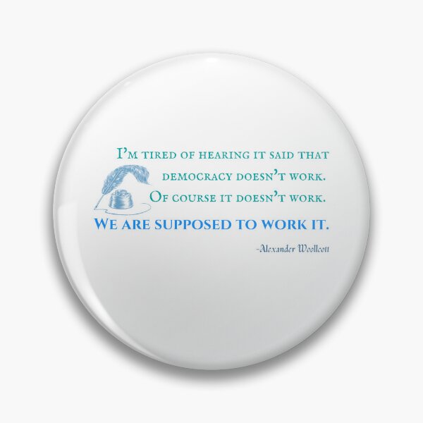 Item preview, We Must Work Democracy designed and sold by PatchworkGirl21.
