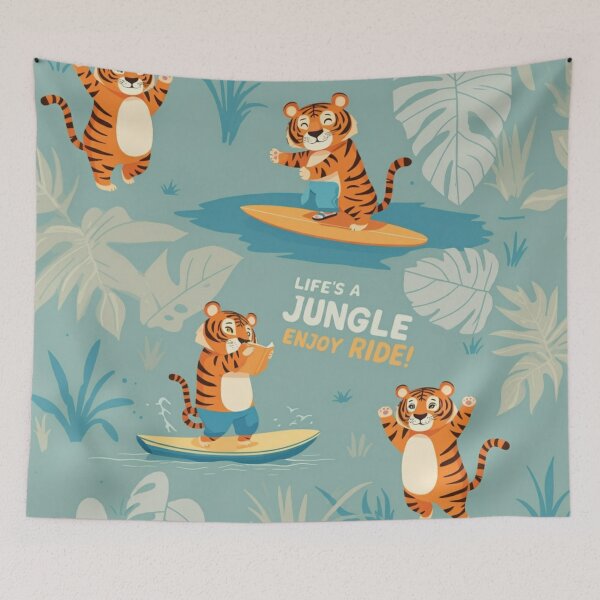 Item preview, Life’s a Jungle: Playful Tigers Adventure! designed and sold by CoolEnthusias.