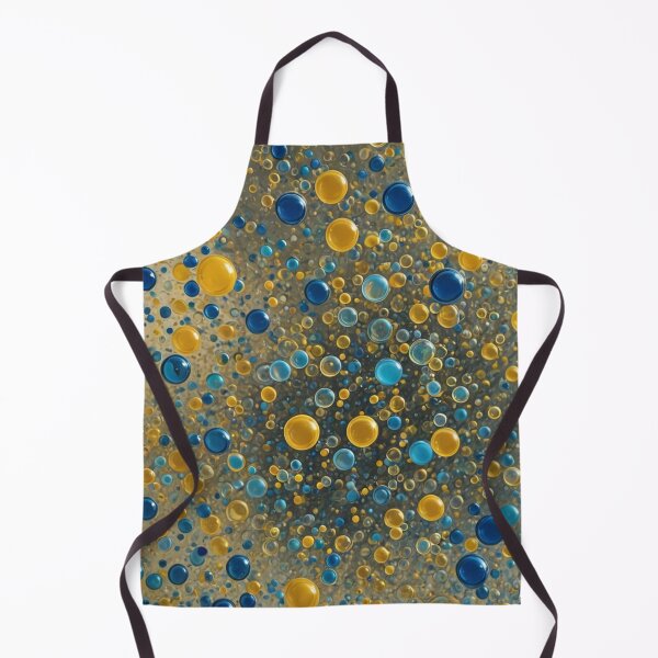 Item preview, Abstract Blue and Yellow Bubble Pattern designed and sold by calibrit.