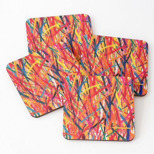 Item preview, Abstract Bright Colored Streamers Pattern designed and sold by calibrit.