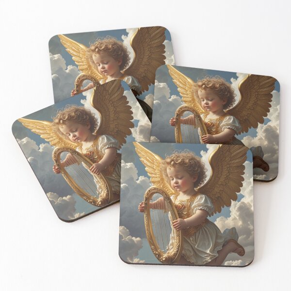Item preview, Angelic Embrace: Cozy Throw Blanket for Divine Comfort designed and sold by Heavenly Resonance.