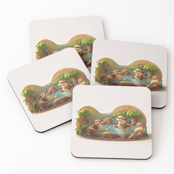 Item preview, Otters' River Adventure designed and sold by InnovateSpot.