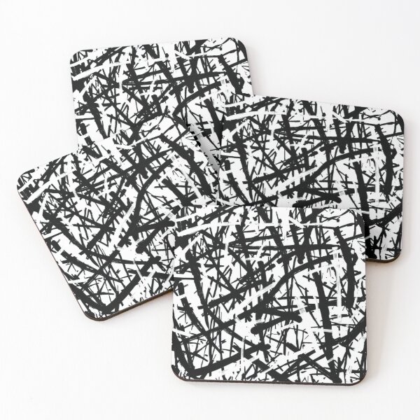 Item preview, Abstract Black and White Pattern designed and sold by calibrit.