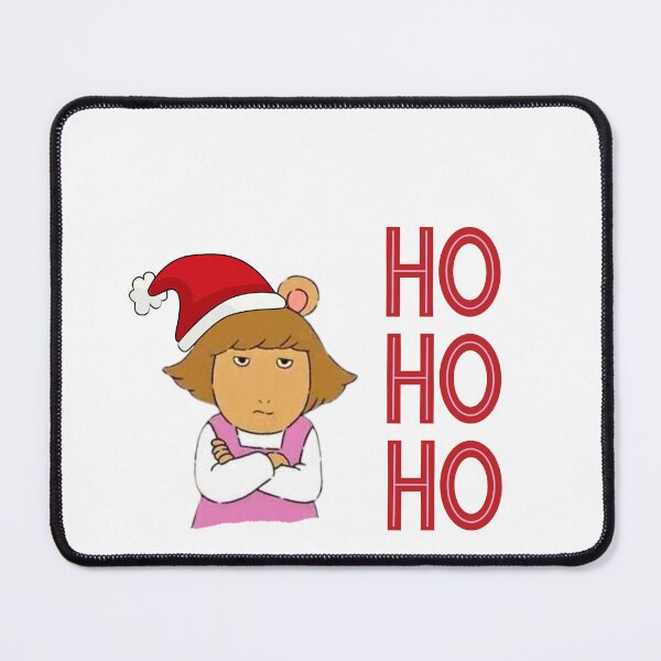 Item preview, DW Meme sticker Arthurs Christmas gift funny Christmas gift 00s tv nostalgic Tshirt DW Christmas gift Arthur library card sticker Santa DW designed and sold by LaundrySalt.