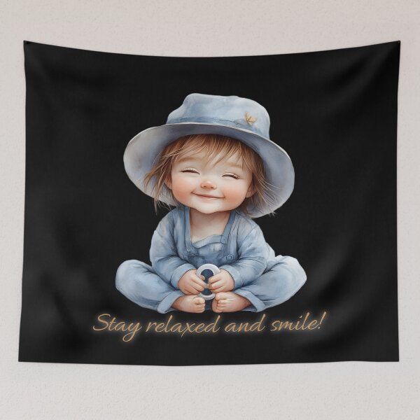 Item preview, Stay Relaxed and Smile  designed and sold by CWT-JustforFun.