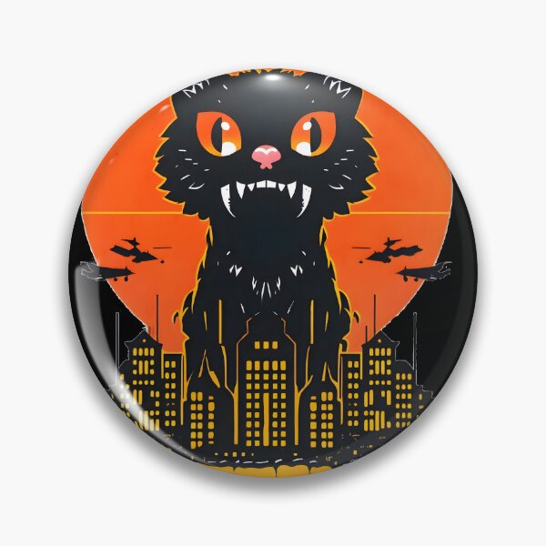 Item preview, Catzilla Unleashed: A Canine Kaiju Classic designed and sold by SpeakingPrint2.