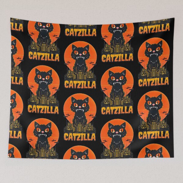 Item preview, Catzilla Unleashed: A Canine Kaiju Classic designed and sold by SpeakingPrint2.