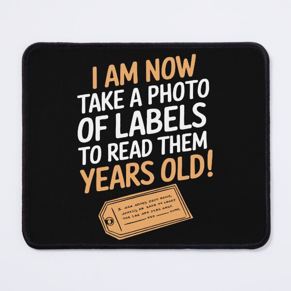 Item preview, Funny Birthday Gag Gift for Aging Eyes and Milestone Birthdays designed and sold by w1ckerman.
