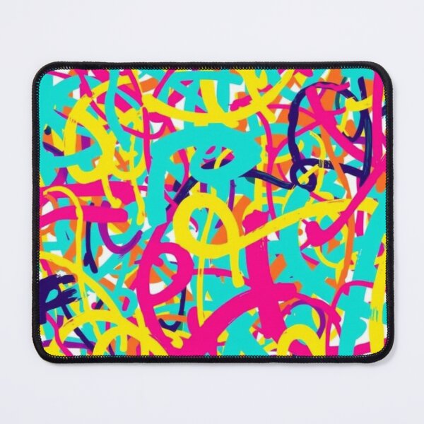 Item preview, Abstract Colorful Squiggly Pattern designed and sold by calibrit.