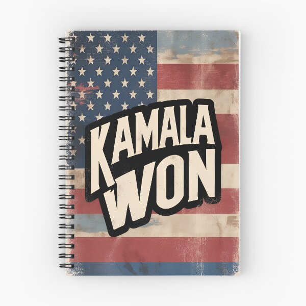 Item preview, Kamala Won - US Presidential Election 2024 (Vintage Harris Style)  designed and sold by QuotezArtist.