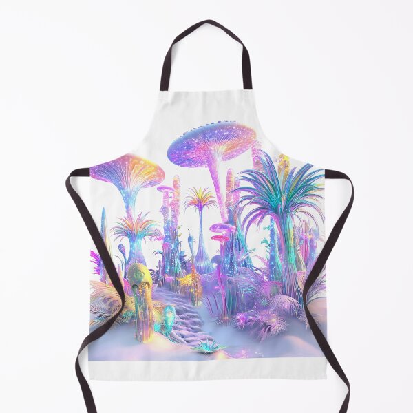 Item preview, Glowing Alien Landscape with Surreal Plants designed and sold by PixelReverb.