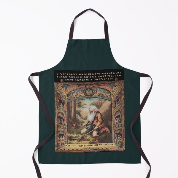 Item preview, Washington Irving: a tart temper never mellows with age, and a sharp tongue is the only edged tool that grows keener with constant use. designed and sold by artbleed.