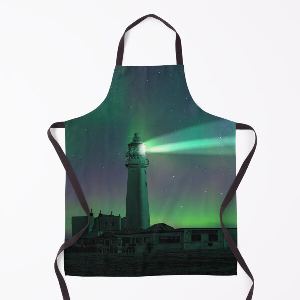 Item preview, Flamborough Head Lighthouse Aurora Borealis designed and sold by Alisonchambers2.