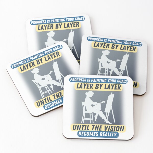 Item preview, Painting Your Goals Layer By Layer Until Becomes Reality. Miniature Painter designed and sold by AngieArt-.
