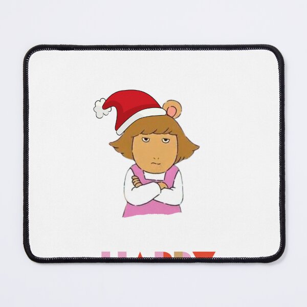 Item preview, Happy holidays card Christmas Arthur Reed Sticker DW Meme sticker Arthurs Christmas gift funny Christmas gift 00s tv nostalgic Tshirt DW Christmas gift Arthur library card sticker Santa DW designed and sold by LaundrySalt.