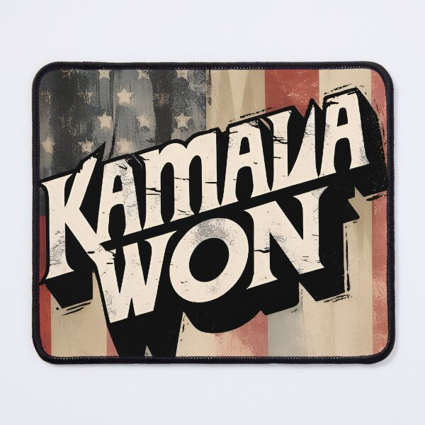 Item preview, Kamala Won - US Presidential Election 2024 (Vintage Harris Style) designed and sold by QuotezArtist.