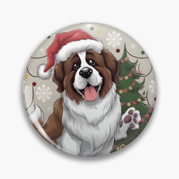 Item preview, Christmas St Bernard | Saint Bernard | St Bernardus | Bernhardiner| Hund designed and sold by Zibis09.