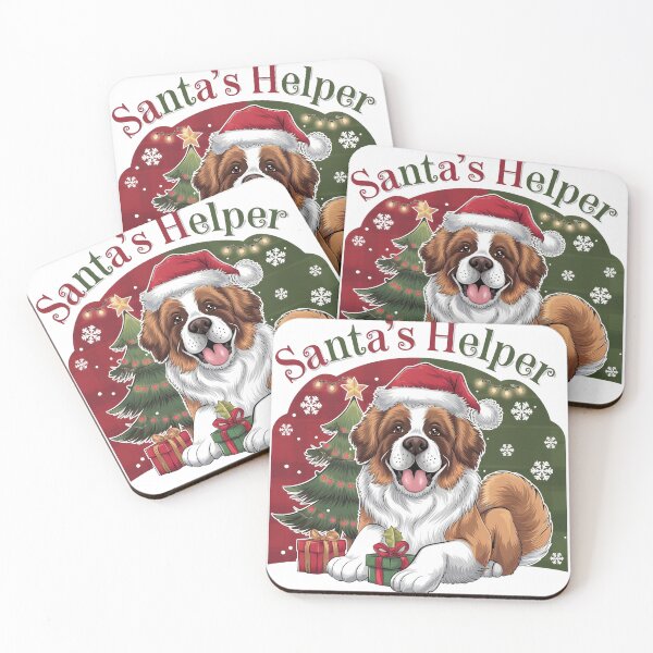 Item preview, Christmas St Bernard | Saint Bernard | St Bernardus | Bernhardiner| Hund designed and sold by Zibis09.
