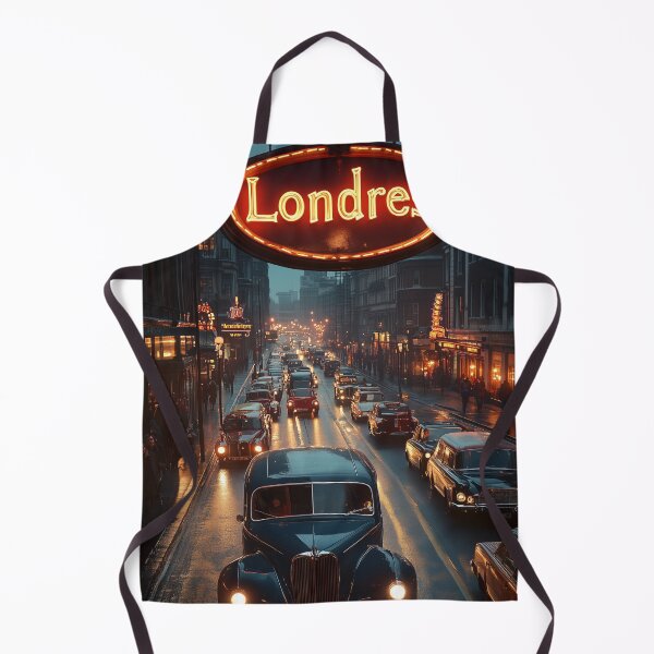 Item preview, Rainy Evening in London – Vintage Poster designed and sold by pixal-shop.