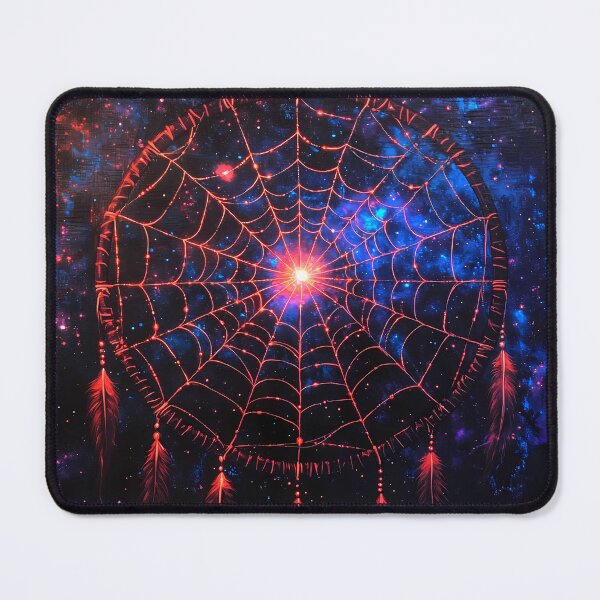 Item preview, Neon Dreamcatcher with Cosmic Galaxy Background designed and sold by PixelReverb.