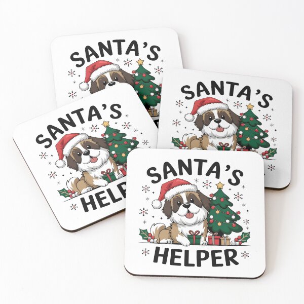 Item preview, Christmas St Bernard | Saint Bernard | St Bernardus | Bernhardiner| Hund designed and sold by Zibis09.