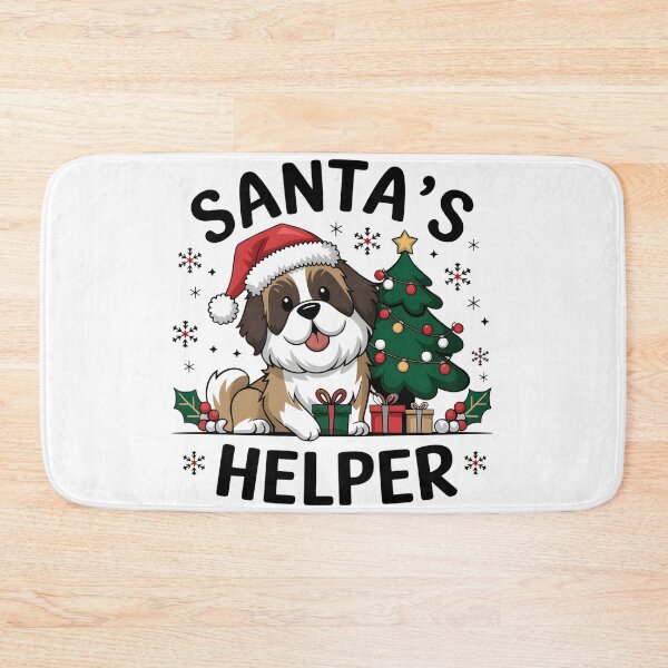 Item preview, Christmas St Bernard | Saint Bernard | St Bernardus | Bernhardiner| Hund designed and sold by Zibis09.