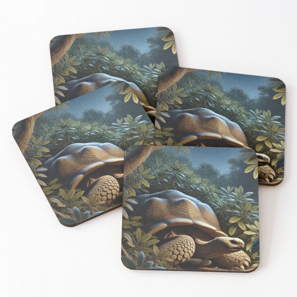 Item preview, African Nighttime Tortoise Hiding designed and sold by NocturnalNook.