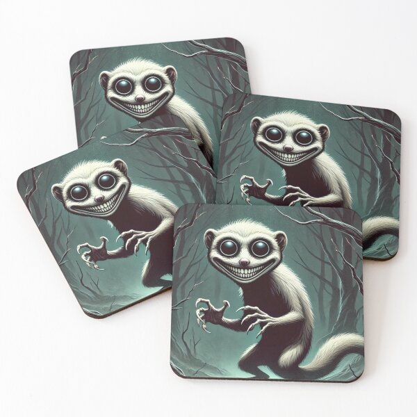 Item preview, Spooky Stoat in Haunted Woods designed and sold by maxthegrem.