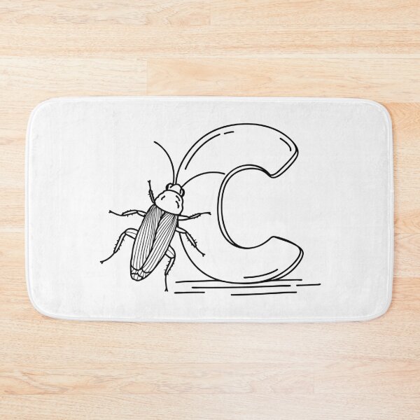 Item preview, Illustration of a Cockroach Beside Letter C designed and sold by rasagamastore.