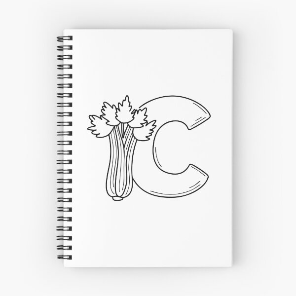 Item preview, Illustration of Celery Beside Letter C designed and sold by rasagamastore.