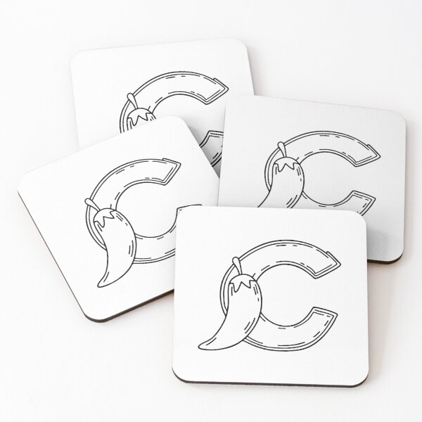 Item preview, Illustration of Chili Beside Letter C designed and sold by rasagamastore.