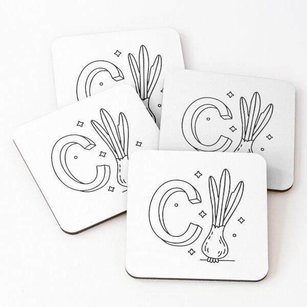 Item preview, Illustration of a Chive Beside Letter C designed and sold by rasagamastore.