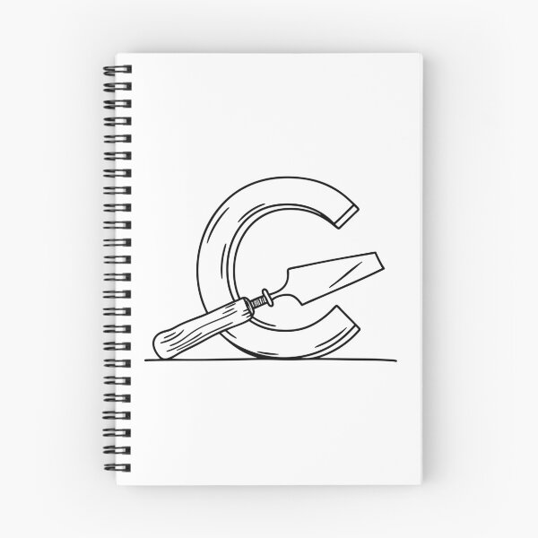 Item preview, Illustration of a Chisel Beside Letter C designed and sold by rasagamastore.