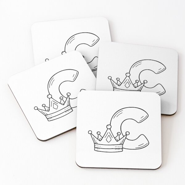 Item preview, Illustration of a Crown Beside Letter C designed and sold by rasagamastore.