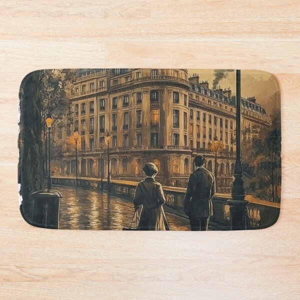 Item preview, Vintage Parisian Stroll – Collector's Poster designed and sold by pixal-shop.