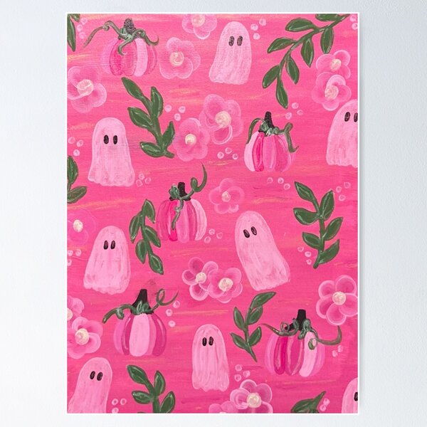 Item preview, Pink pumpkins designed and sold by Bright Start Prints.