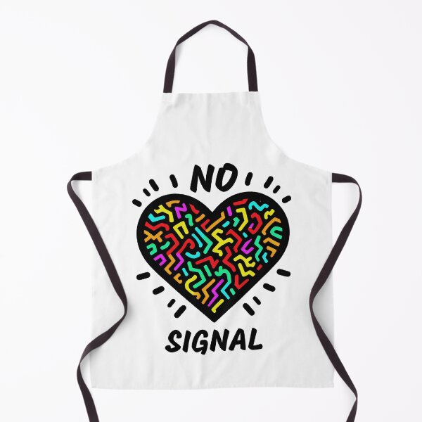 Item preview, No Signal: A Heart of Neon Lines and Shapes designed and sold by SplashTastic.