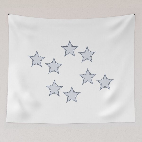 Item preview, Silver Stars, Unique designed and sold by villacreativa.