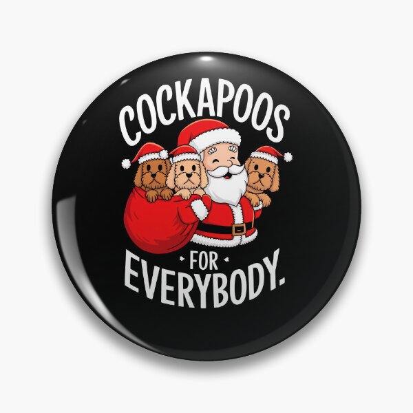 Item preview, Cockapoos For Everybody Christmas Santa designed and sold by rafaeltto.
