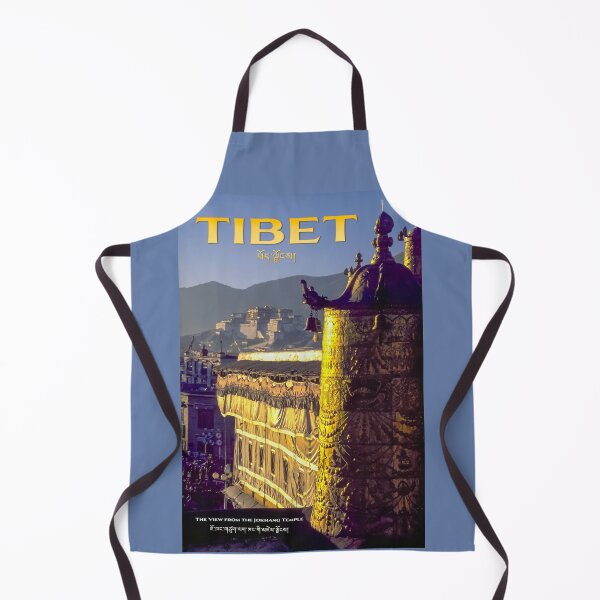Item preview, Vintage-Style Lhasa Tibet Travel Poster designed and sold by travelwitheric.