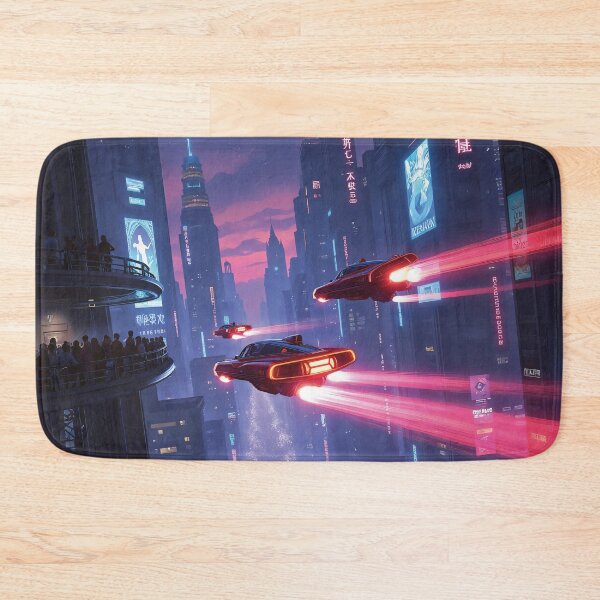 Item preview, flying cyberpunk cars in the future designed and sold by Mauswohn.