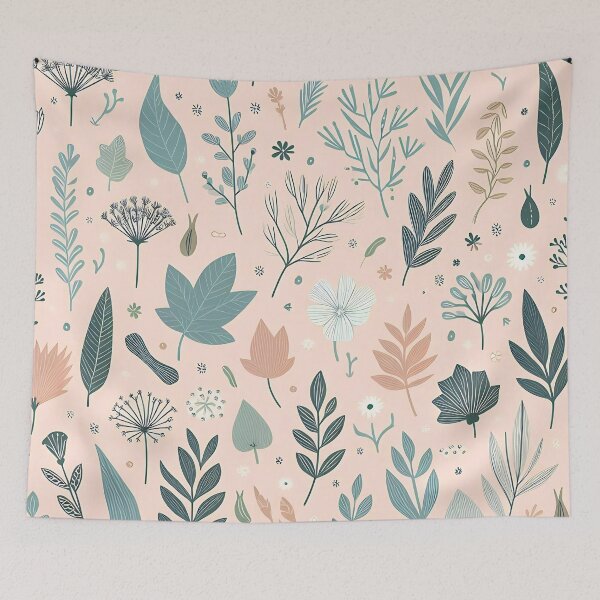 Item preview, Floral seamless pattern with leaves and herbs. designed and sold by Haji  Kamora.