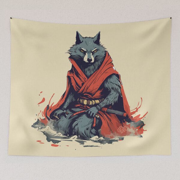 Item preview, Samurai Wolf designed and sold by Amir Faysal.