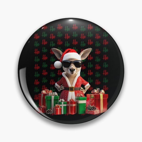 Artikelvorschau, Frohe Weihnachten, Weihnachtsmann-Känguru 3 entworfen und verkauft von Designed-By-KC.