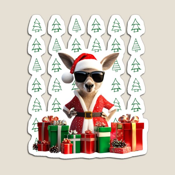 Item preview, Merry Christmas Santa Kangaroo 4 designed and sold by Designed-By-KC.