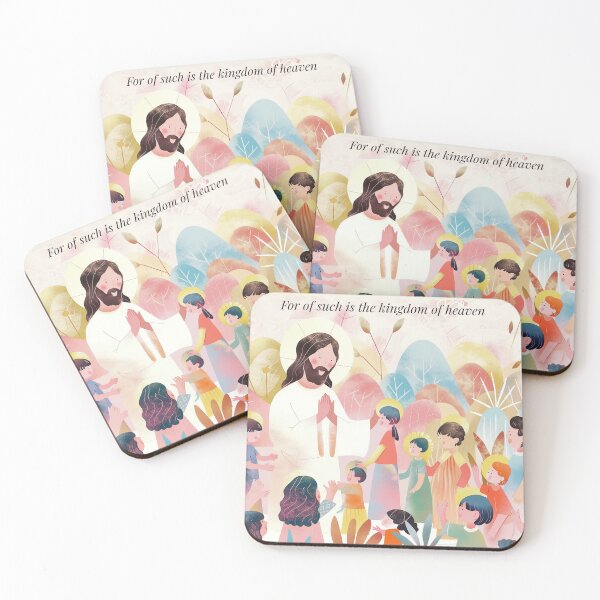 Item preview, Christian Art - Jesus blesses the children  designed and sold by MagicByAmos.